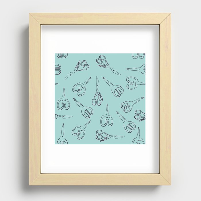 cut-cut-cut Recessed Framed Print