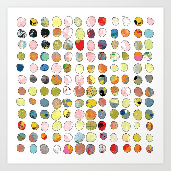 Dot World One Art Print