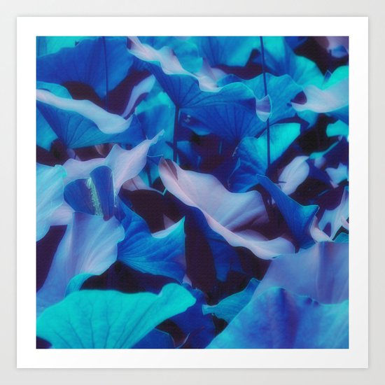 Exotic Leaves Art Print