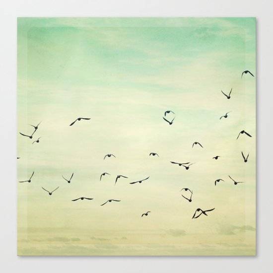 Graceful Flock Canvas Print