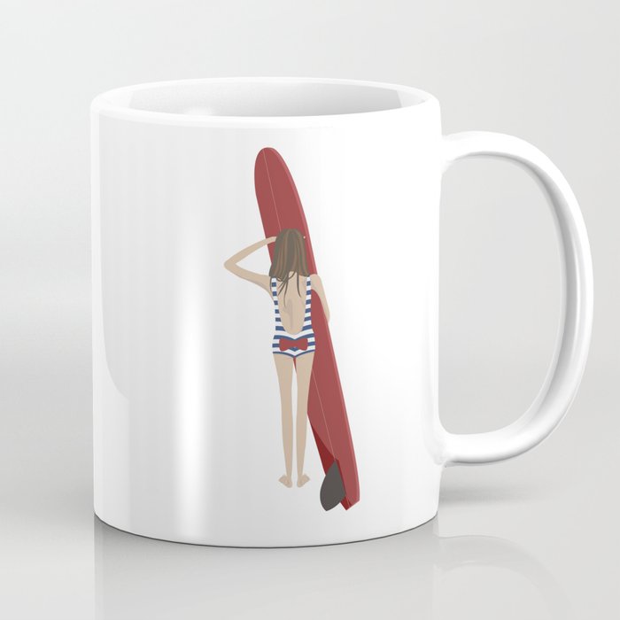 Surfer Girl Coffee Mug