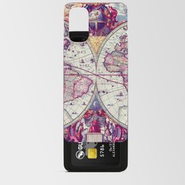 Old Map World Android Card Case