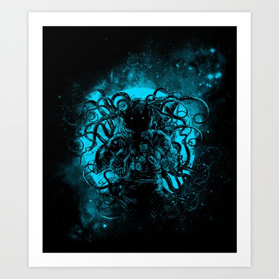 terror from the deep space Art Print