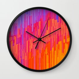 Scorched High-Rise Wall Clock