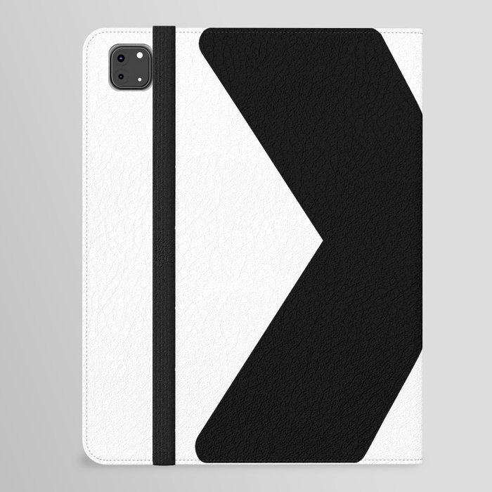X (Black & White Letter) iPad Folio Case