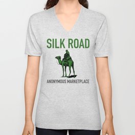 The Silk Road Marketplace  V Neck T Shirt