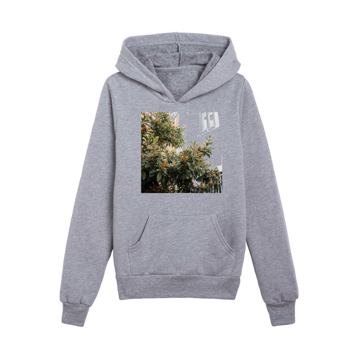 Alfama Lisbon Portugal Wall – Backyard Greenery Kids Pullover Hoodie