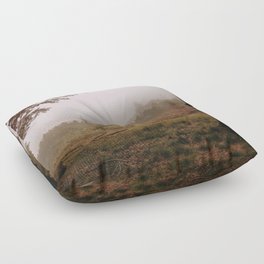 Foggy forest | Mystical | Fine art Photography  Floor Pillow