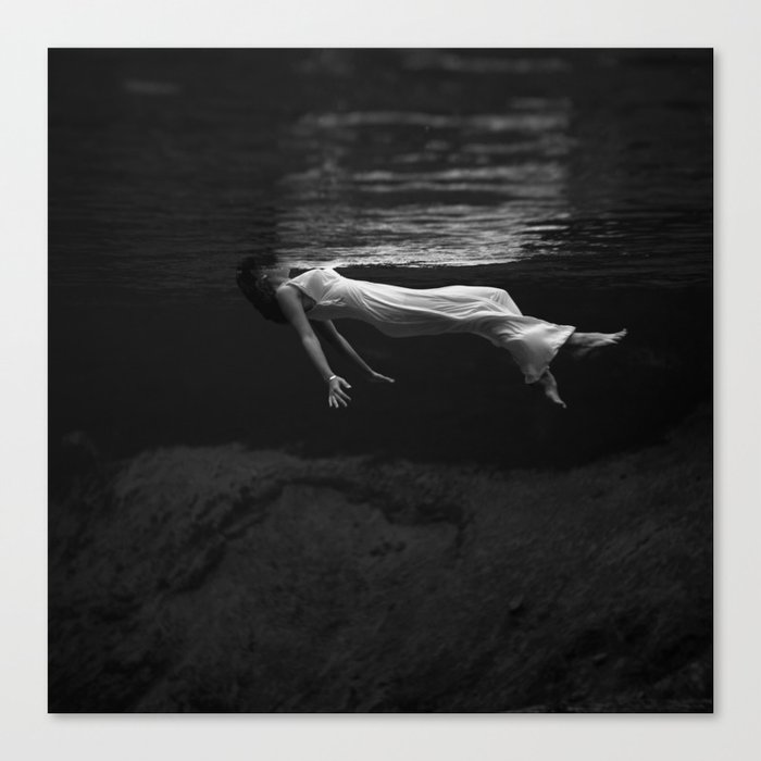 Lady in the Water Canvas Print