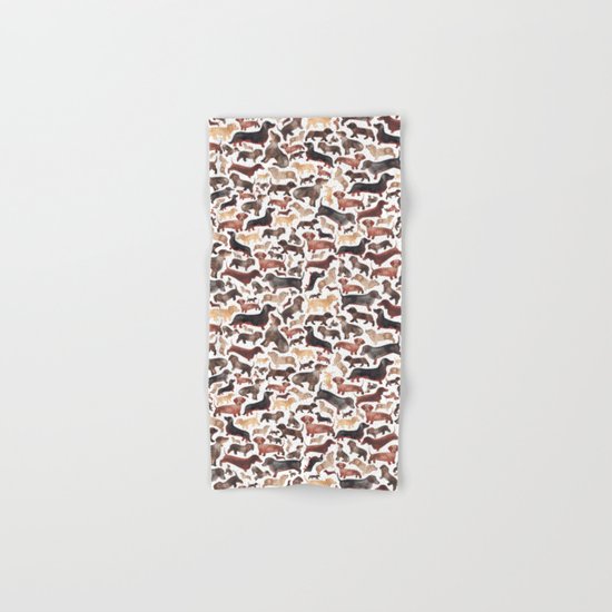 Dachshund Hand & Bath Towel