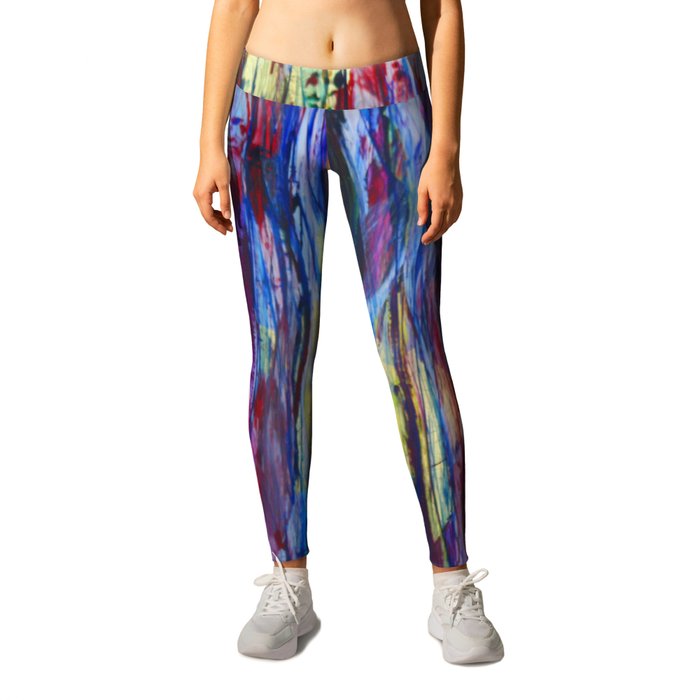A FACE IN THE CROWD Leggings