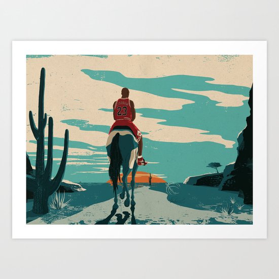 Michael Jordan ESPN Feature 1 Art Print