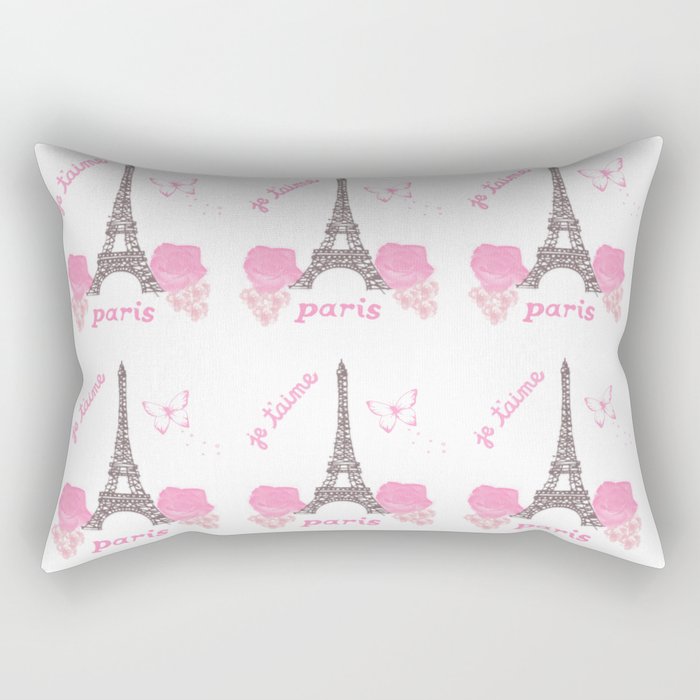 Effel Tower Paris Rectangular Pillow