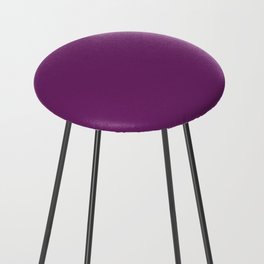 SOLID PURPLE Counter Stool