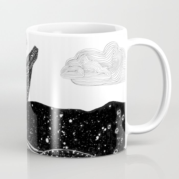 The Shimmering Sea Lights Coffee Mug