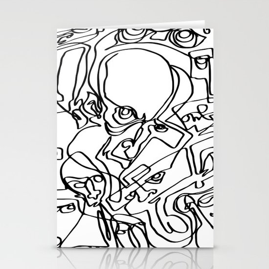 Skull Stationery Cards