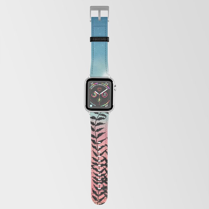 The pink field Apple Watch Band
