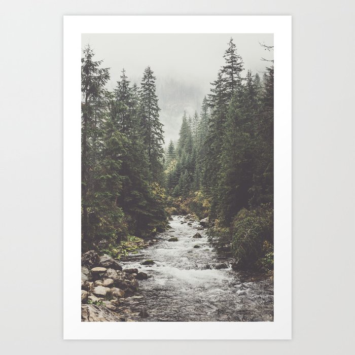 Mountain creek - Landscape and Nature Photography Kunstdrucke Mountain creek - Landscape and Nature Photography Kunstdrucke