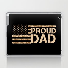 Proud Dad Patriotic American Laptop Skin