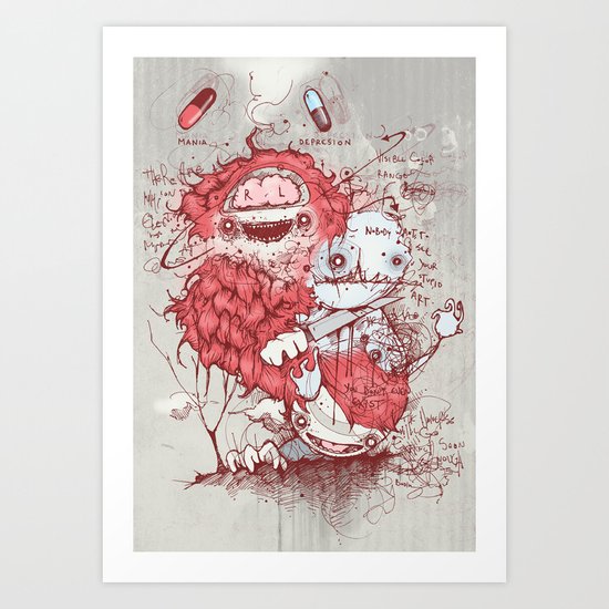 Dr Jekyll Art Print