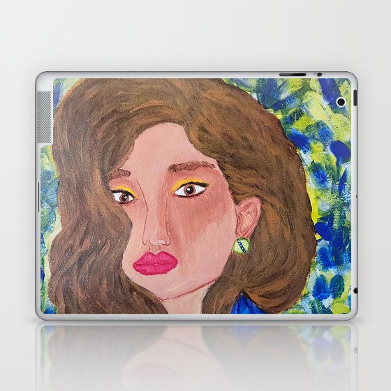Portrait of Brazilian Woman  Laptop & iPad Skin
