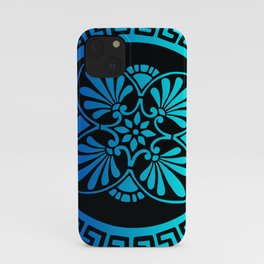 Greek Design Blue Ombre iPhone Case