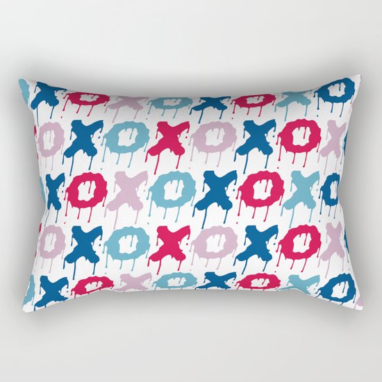 X O PATTERN Rectangular Pillow
