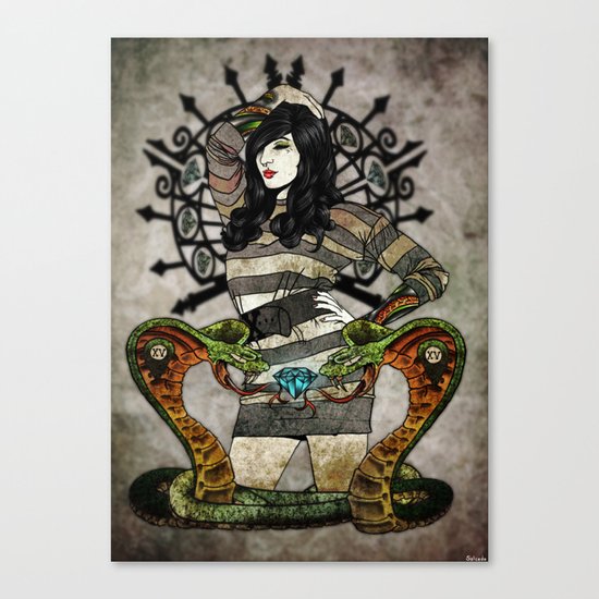 Cobra Carbon Canvas Print