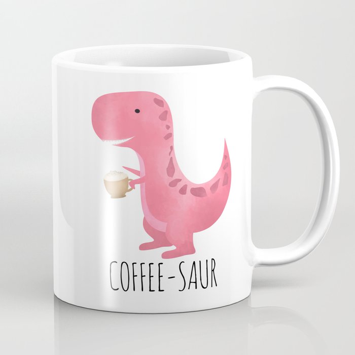 Coffee-saur | Pink Coffee Mug