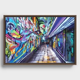 Graffiti Art - The Perfect Way to Express Yourself Framed Canvas