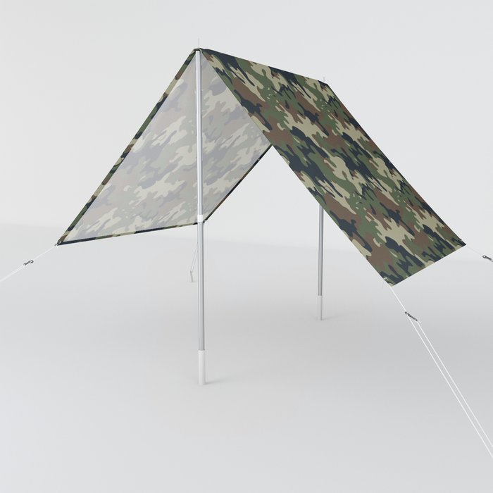 Army Camo Camouflage Pattern  Sun Shade