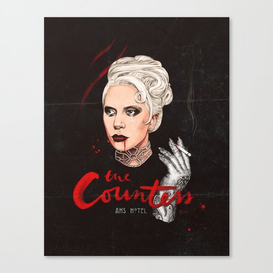 The Countess, Elizabeth Canvas Print