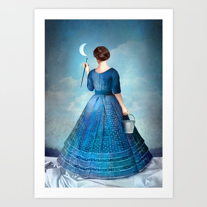 Discover the motif NACHTMALEREI by Christian Schloe as a print at TOPPOSTER