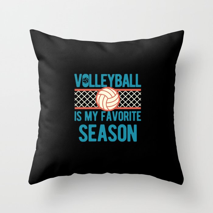 Funny Volleyball Quote Throw Pillow