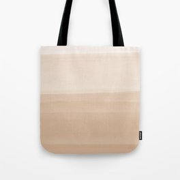 Touching Warm Beige Watercolor Abstract #1 #painting #decor #art #society6 Tote Bag