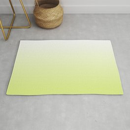 OMBRE LIME GREEN COLOR Area & Throw Rug
