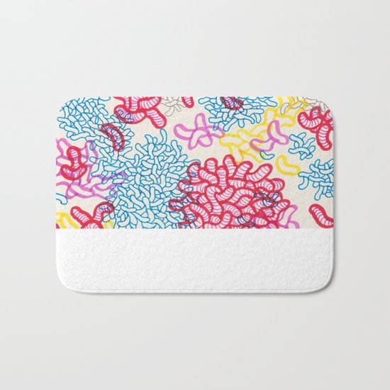 Party Painting Bath Mat