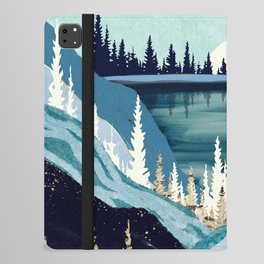 Blue Forest Lake iPad Folio Case