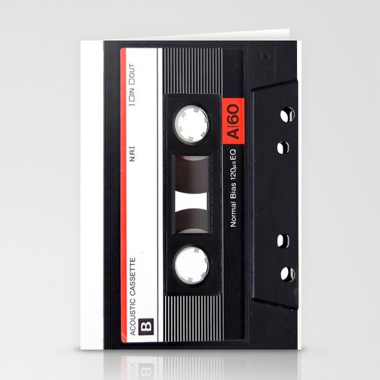 Old School Tape Stationery Cards