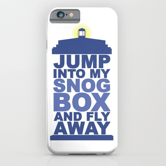 Snog Box (Tardis) iPhone & iPod Case