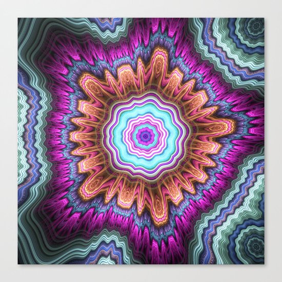 Go with the Flow Canvas Print