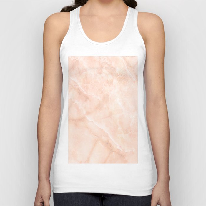 Pale Pink Marble Tank Top