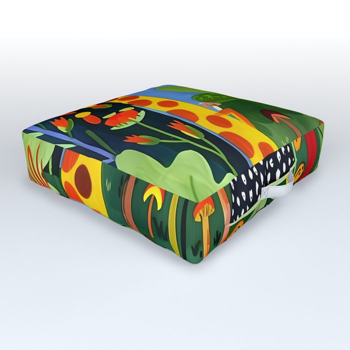 Dino Park Outdoor Floor Cushion