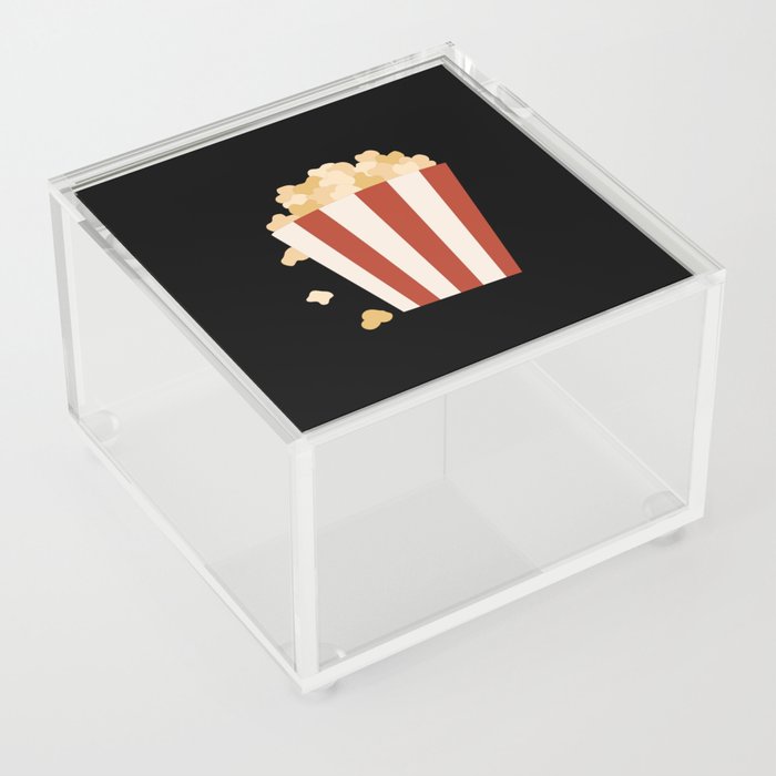 Funny and Cute Cartoon Popcorn Acrylic Box