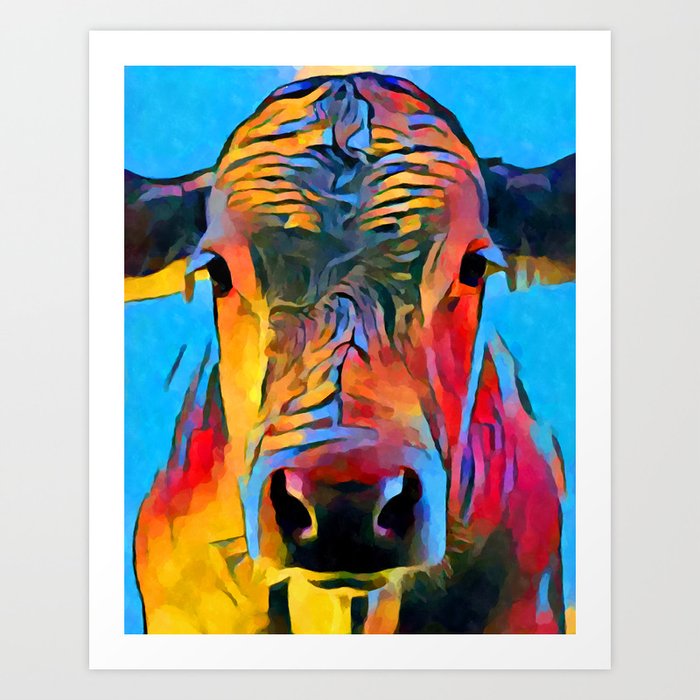 Cow Art Print