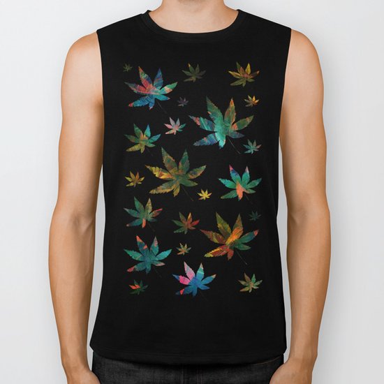 Chasing Leaves Biker Tank