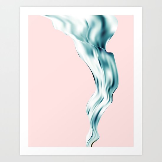 Free Flow || #society6 #decor #buyart Art Print