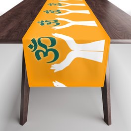 Ohm symbol Hindi Table Runner