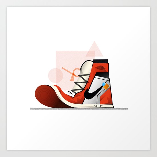 off white jordan 1 art