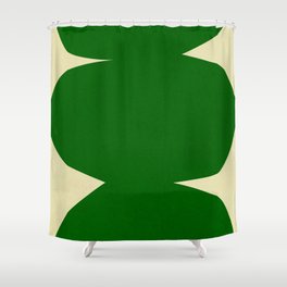 Abstract-w Shower Curtain